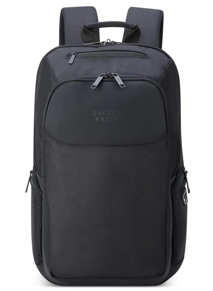 ديلسي _باريس حقيبة ظهر لاب توب بارفيس بلس بفتحتين 15.6 بوصة - أسود